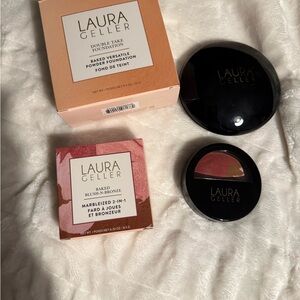 Laura Geller Blush and Bronzer Duo plus foundation